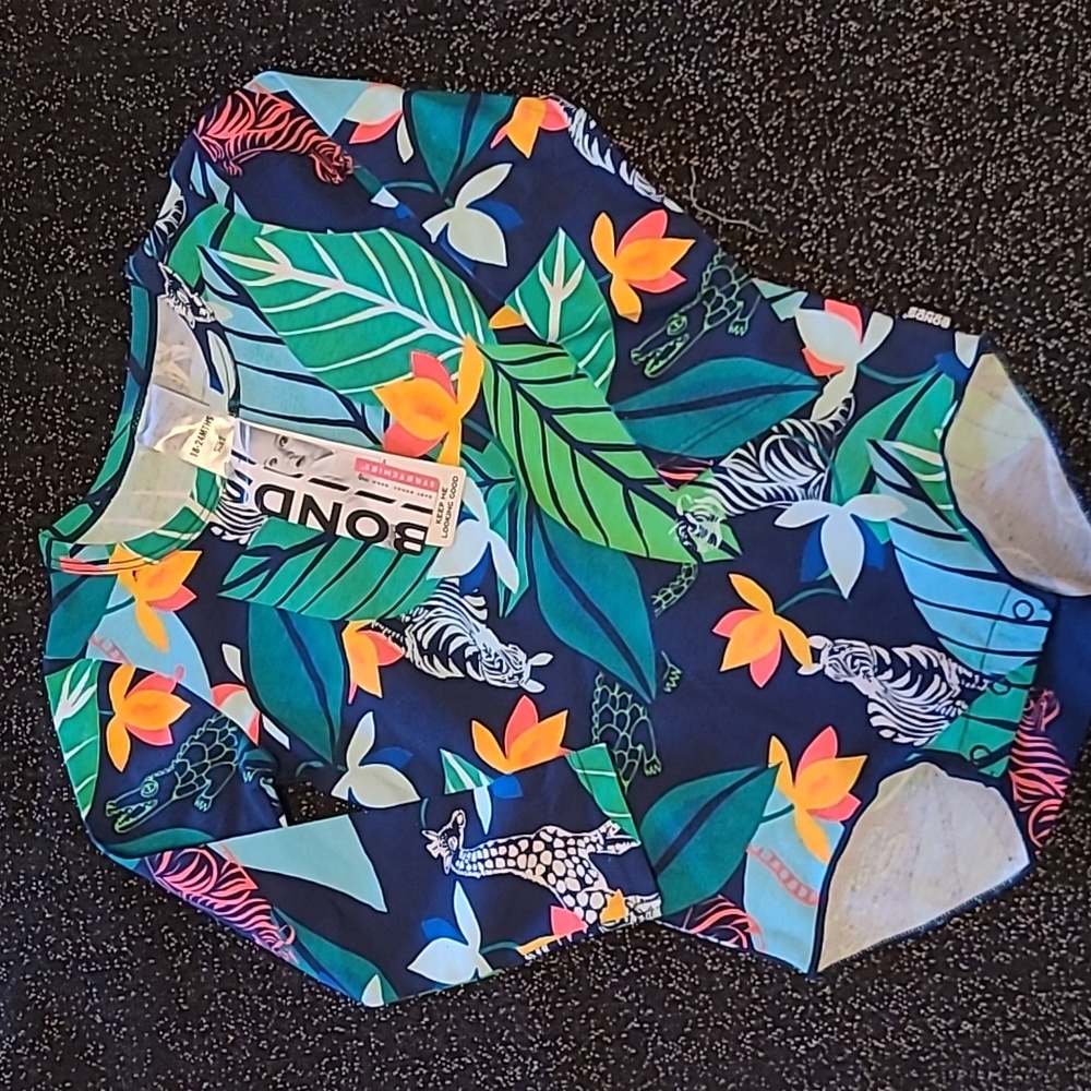 Bonds Wonderbodies Tropical Print with Animals